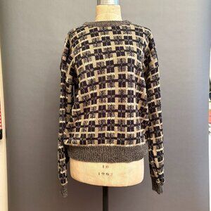 Windridge Men's Knit Sweater Crewneck Size L Made In Korea